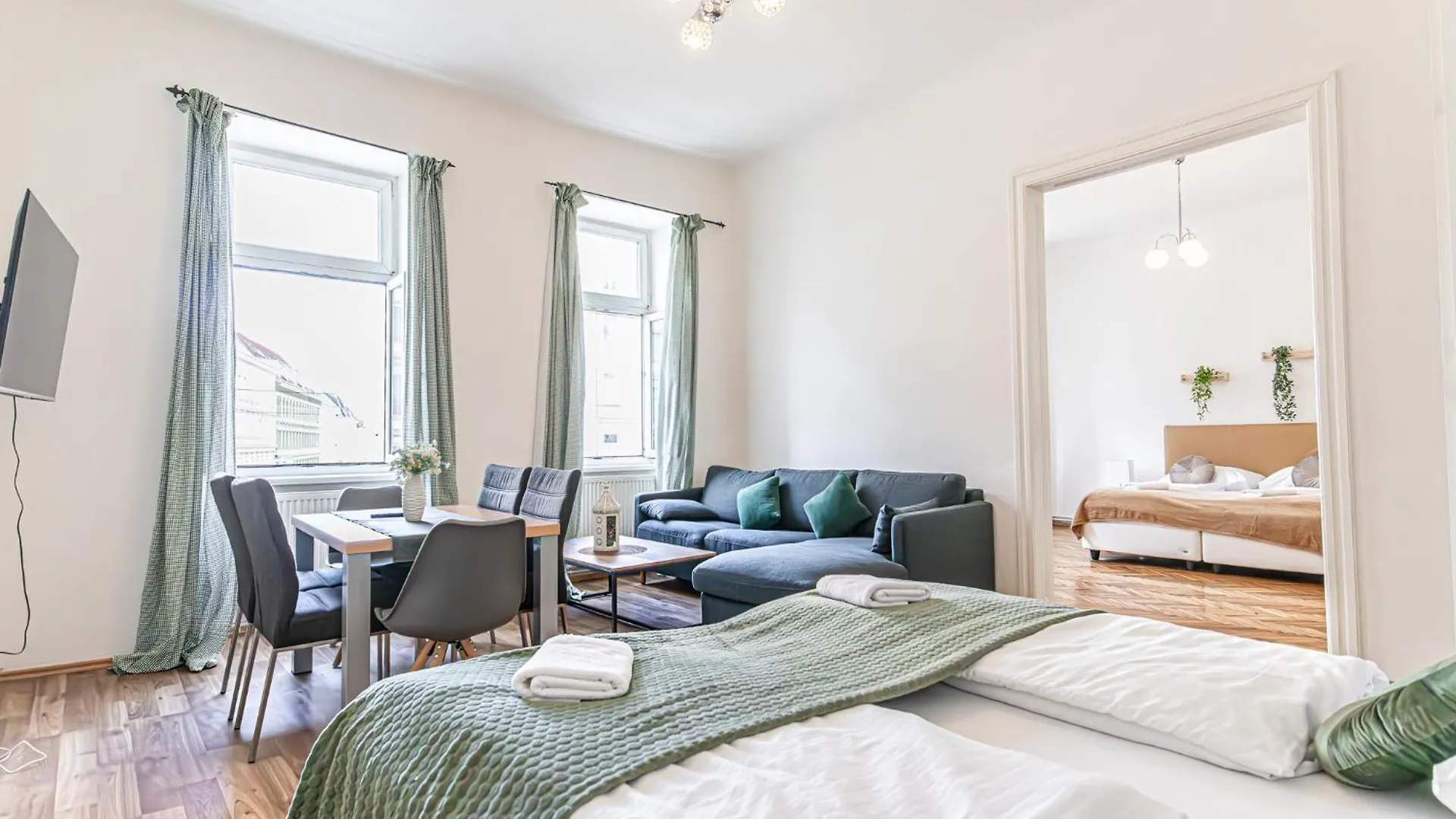 Stylish Shared 2Br Apt, Central With Easy City Access 0*, Viena Áustria